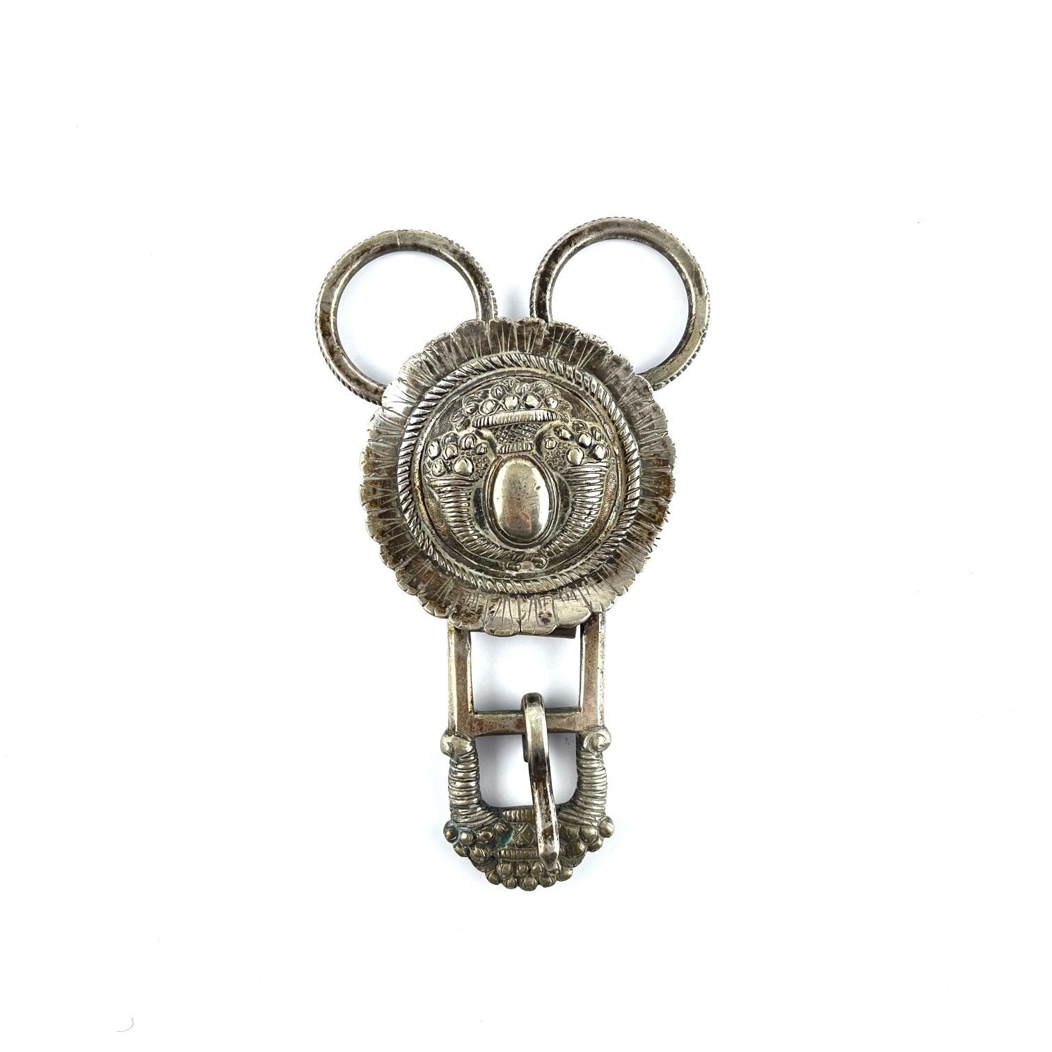 Herraje para baticola en plata