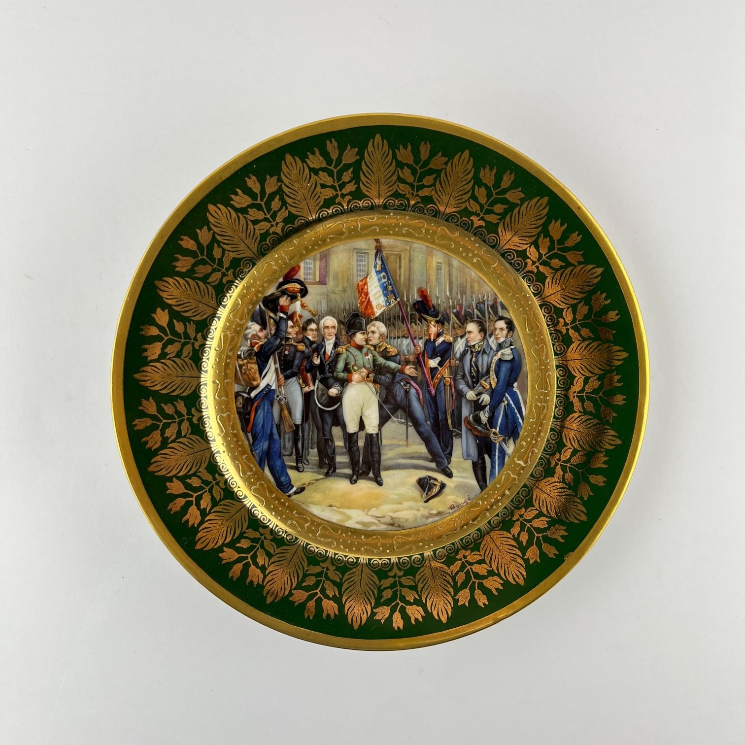Plato porcelana Napoléon