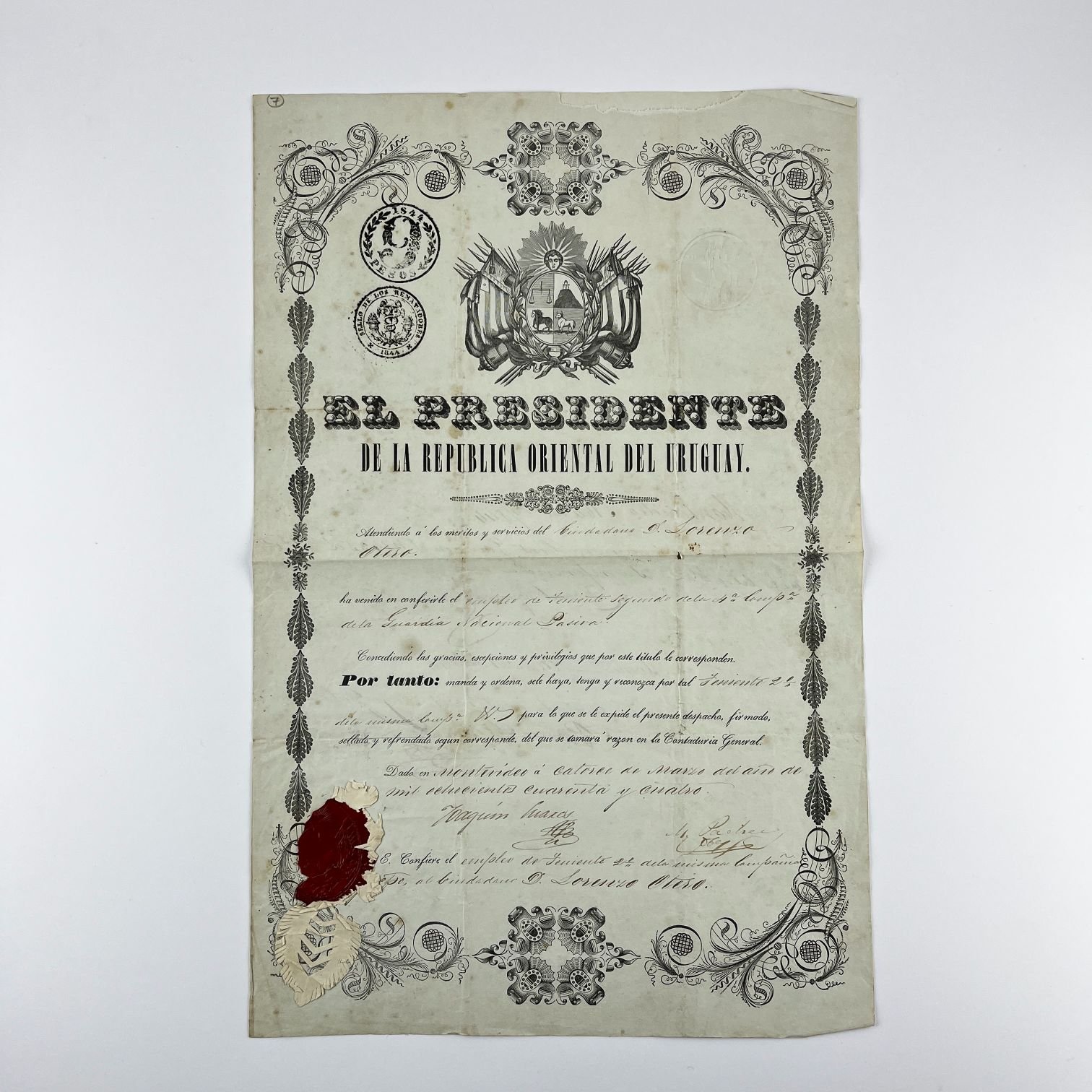 Documentos Joaquín Suárez