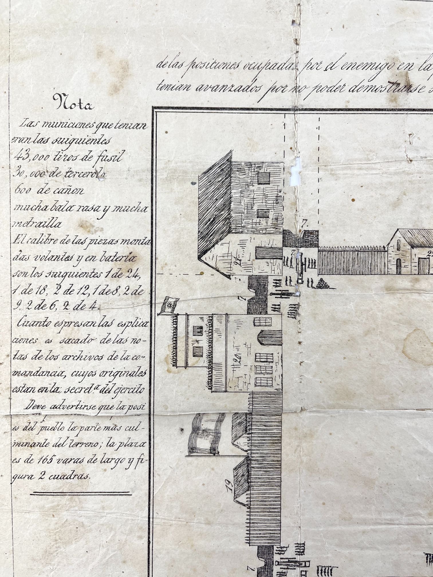 Plano del Sitio de Paysandú 1846 - Imagen 2