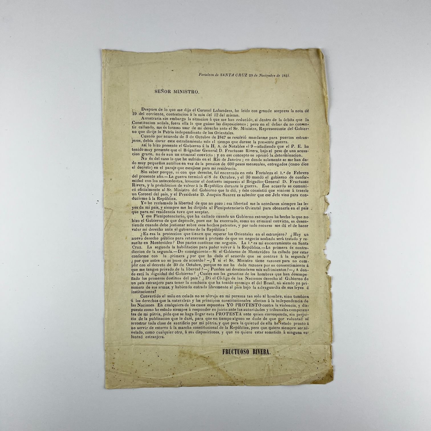 Documentos Fructuoso Rivera