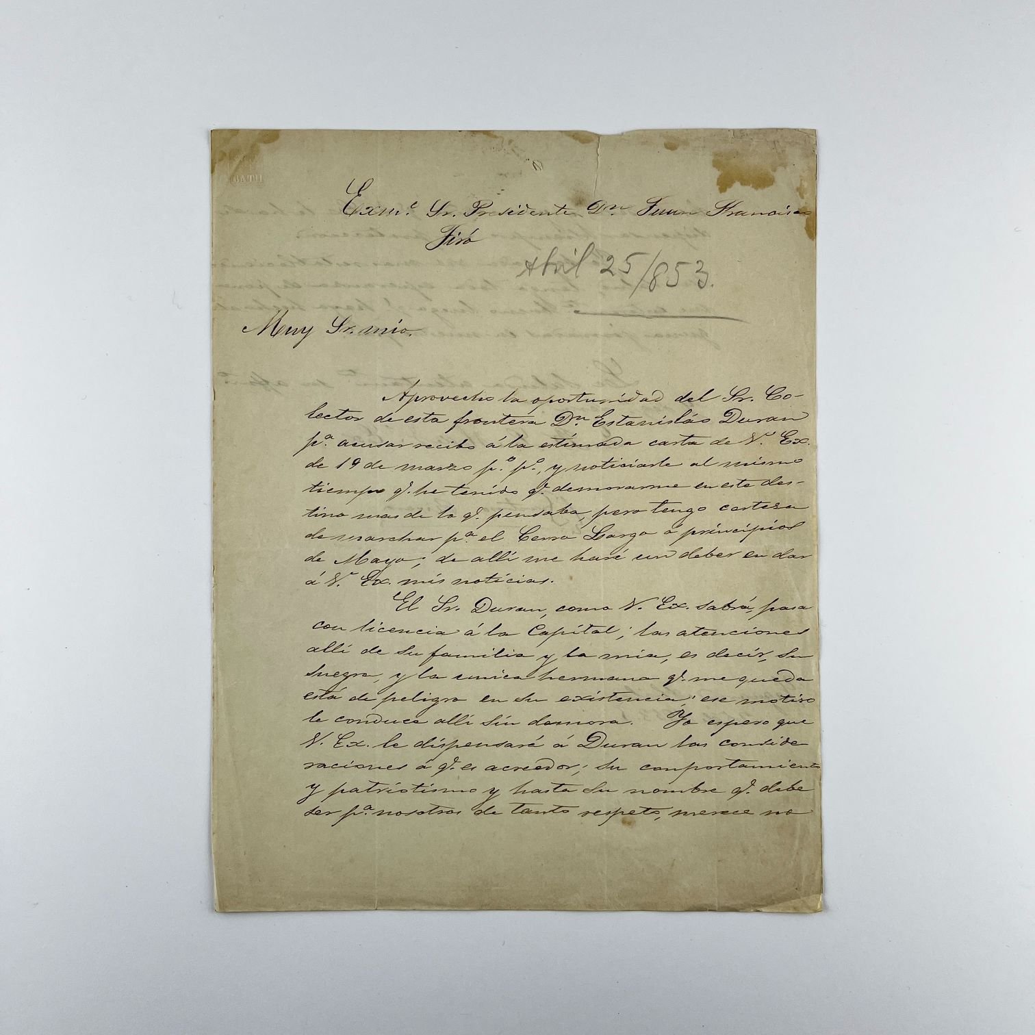 Documento Fructuoso Rivera