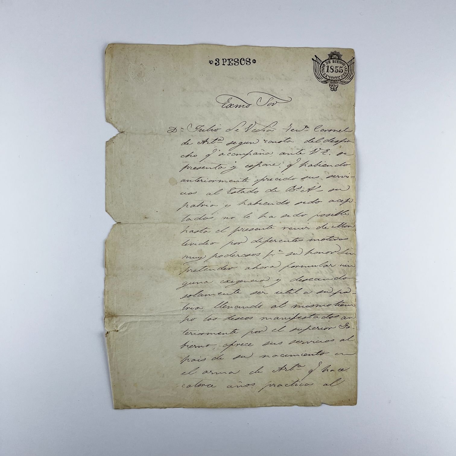 Documento Bartolomé Mitre