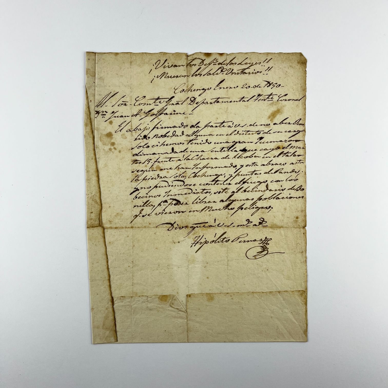 Tres cartas manuscritas - Imagen 2