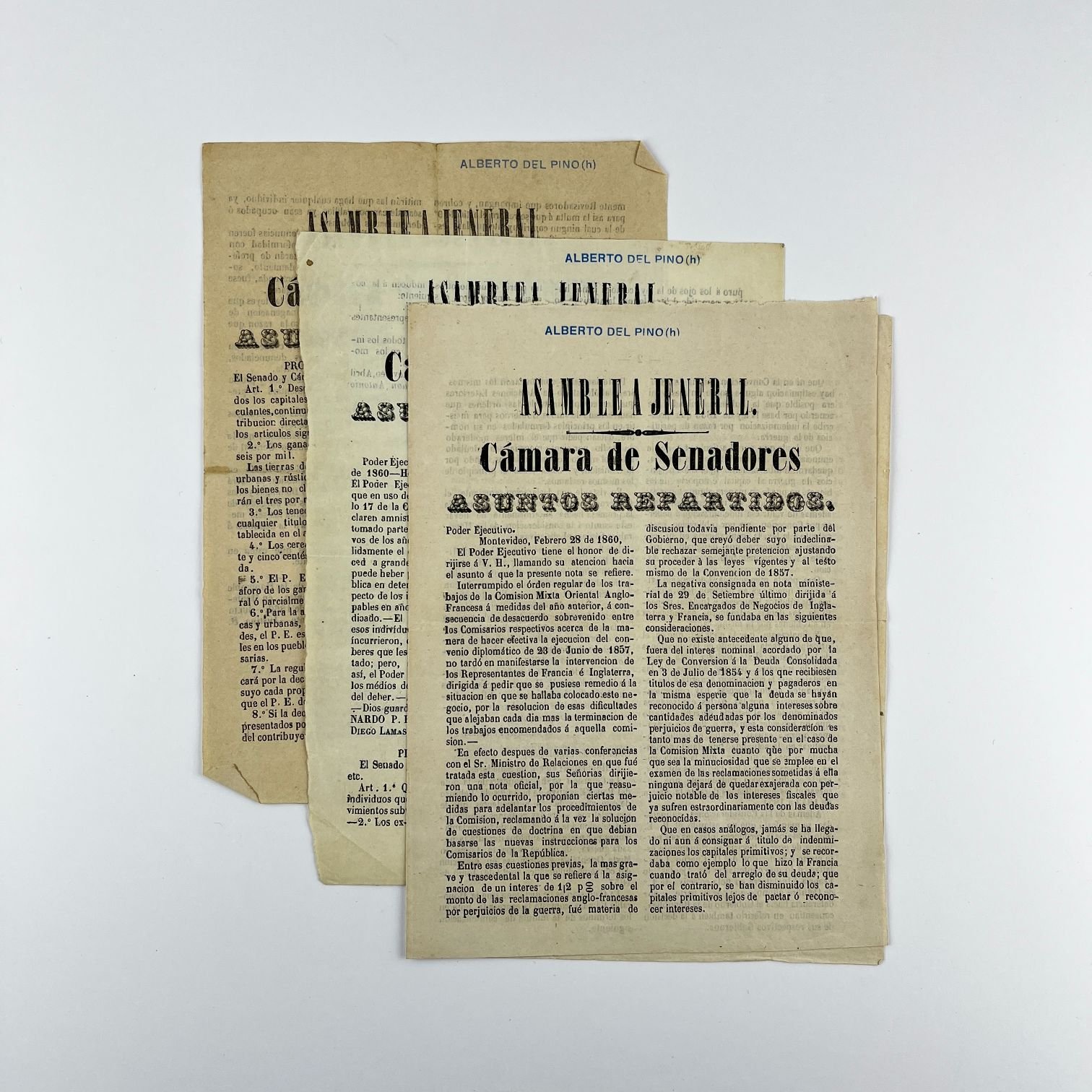 Documentos Cámara de Senadores