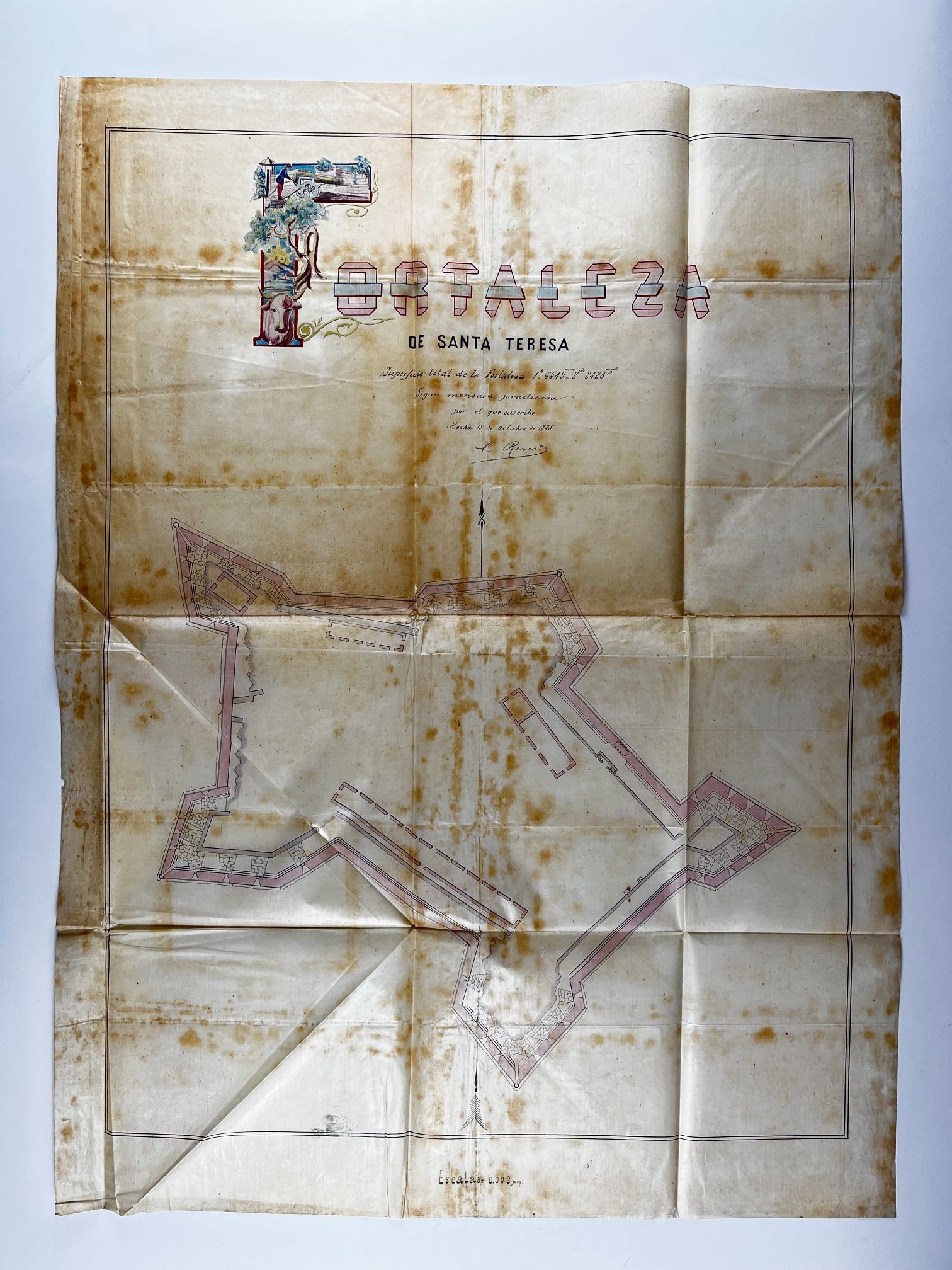 Plano Fortaleza Santa Teresa - Imagen 2