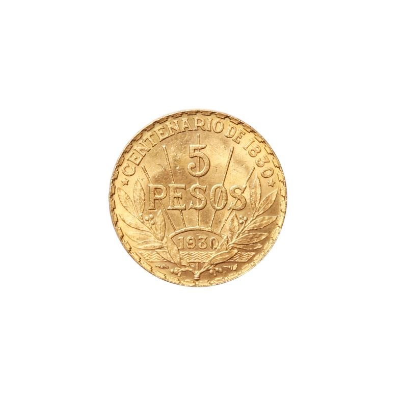 Moneda uruguaya oro