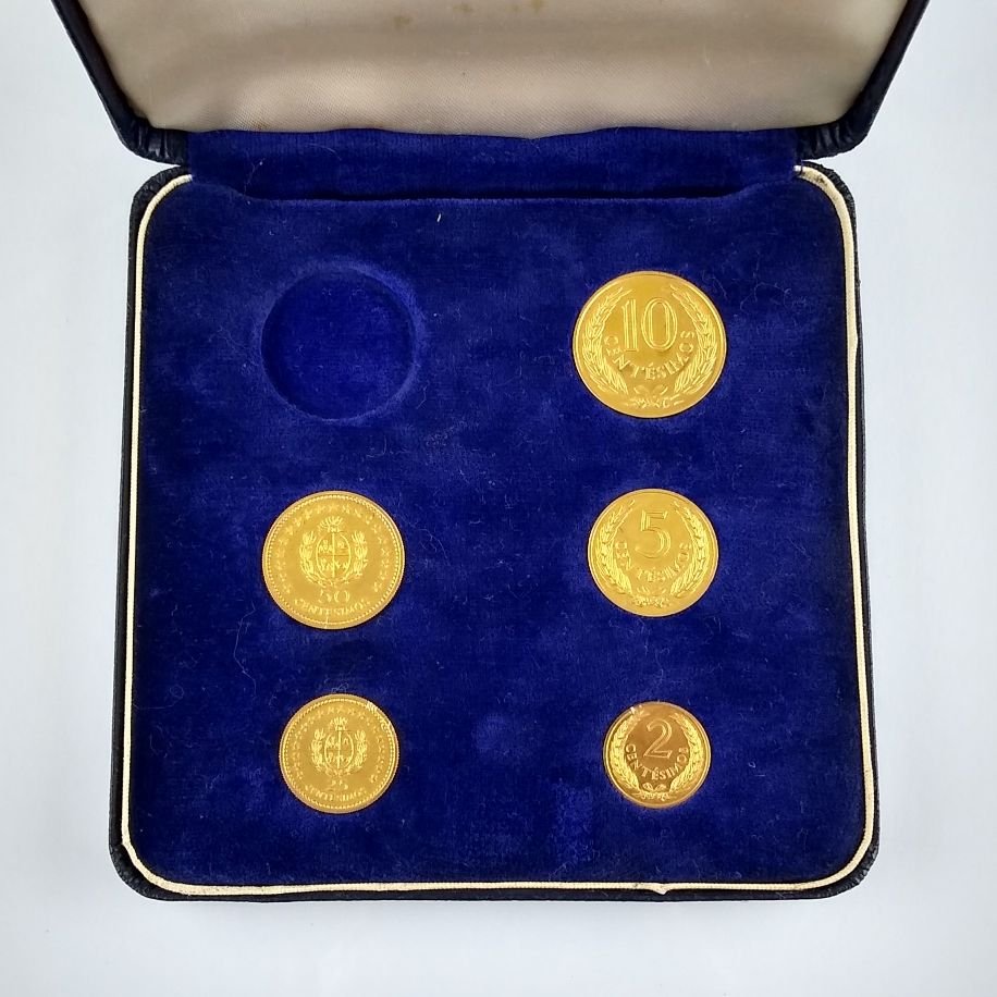 Monedas uruguayas oro - Imagen 2