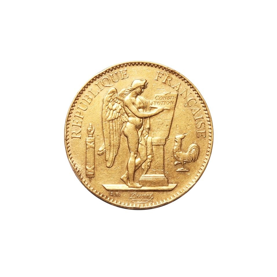 Moneda francesa oro