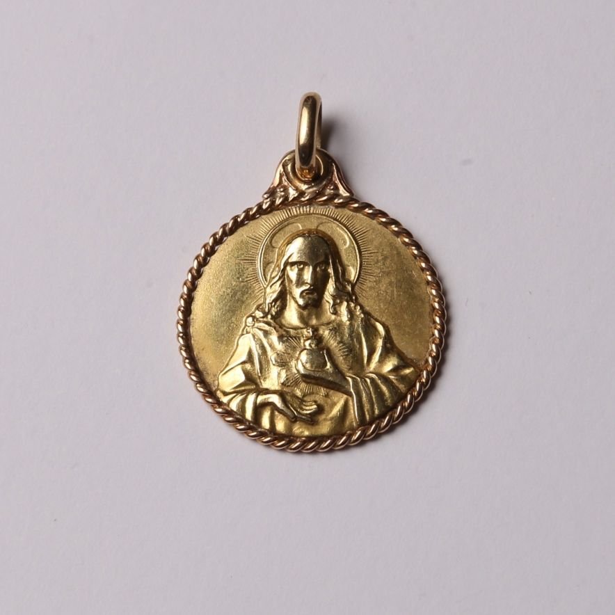 Medalla oro 18 K