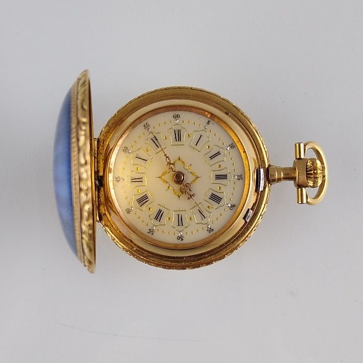 Reloj de bolsillo Remontoire oro 18 K - Imagen 2