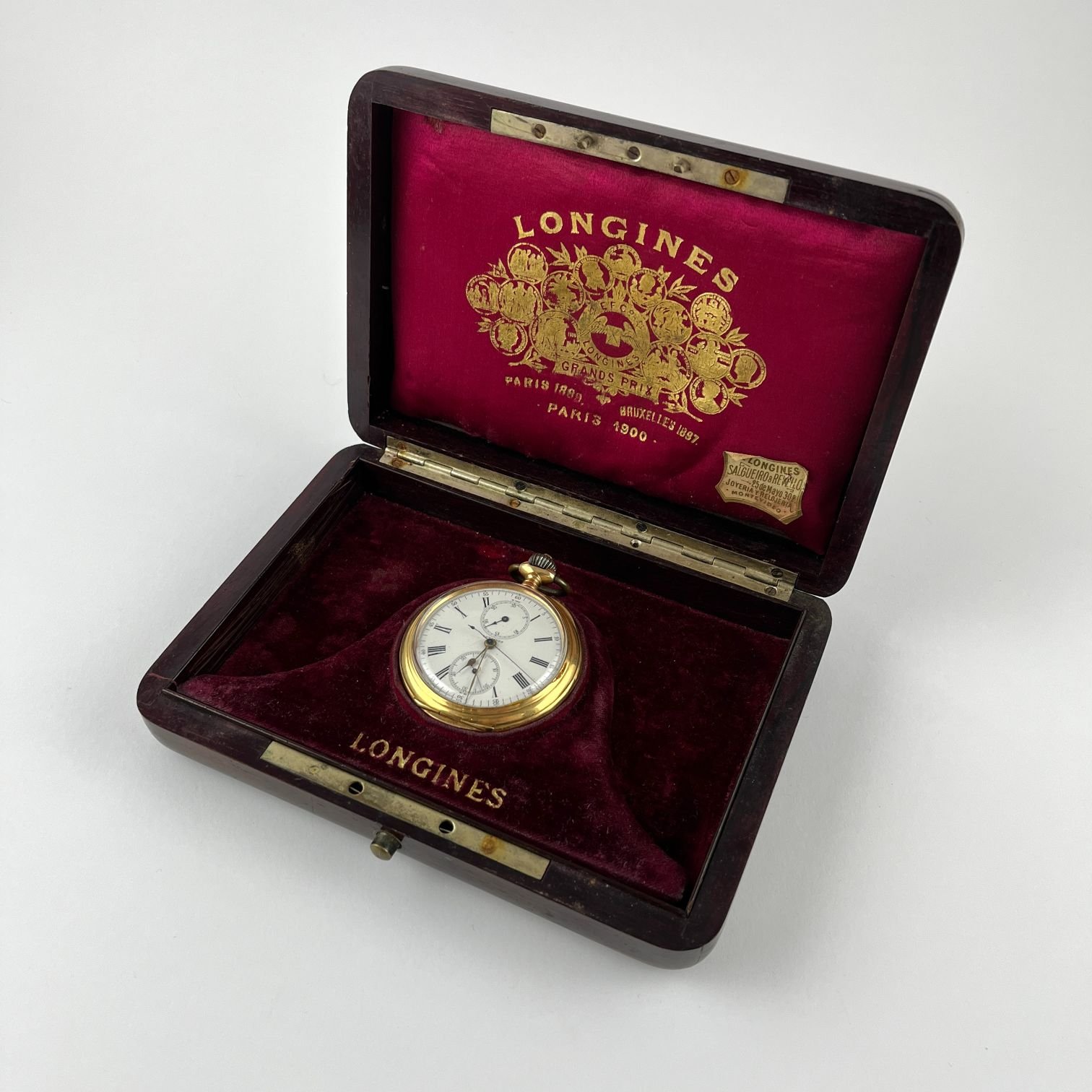 Reloj de bolsillo Longines oro 18 K - Imagen 2