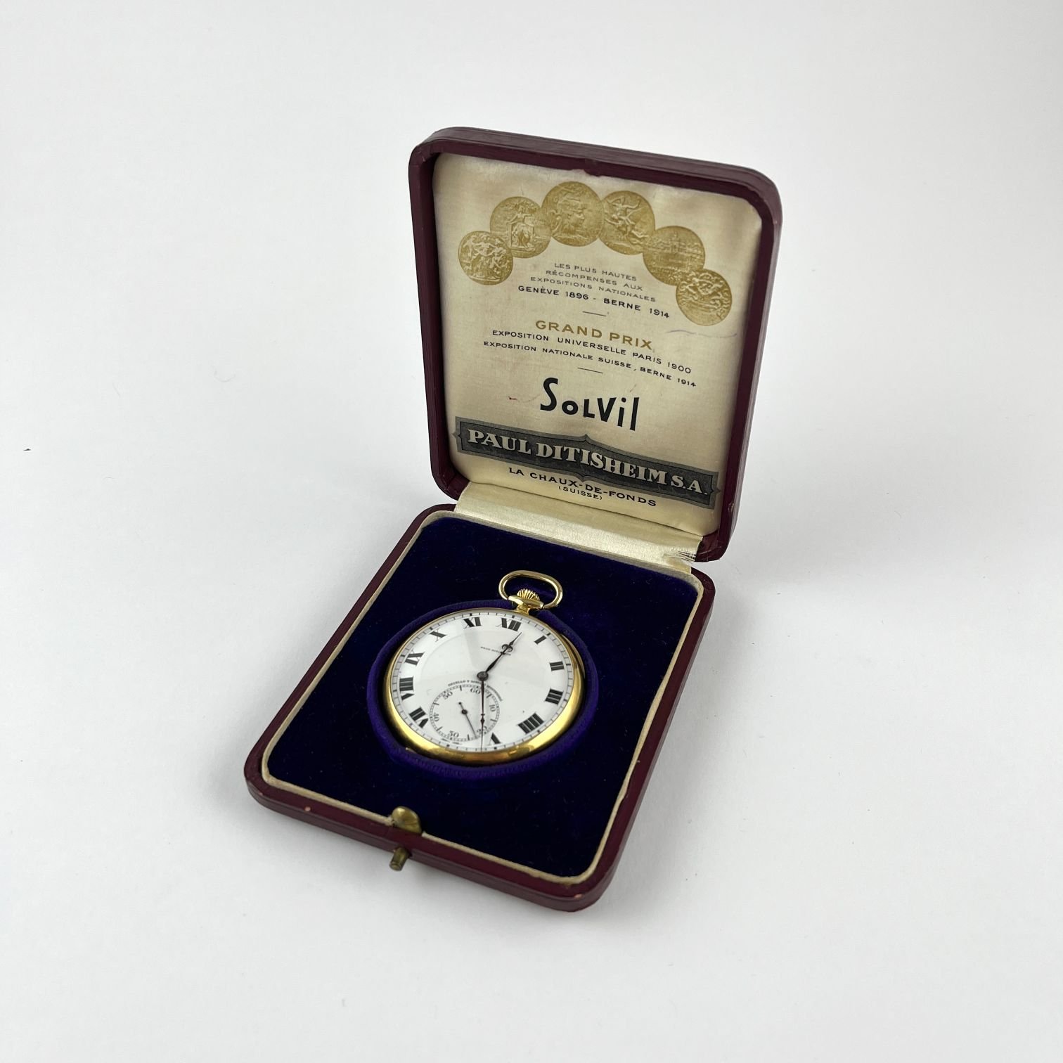 Reloj de bolsillo Paul Ditisheim oro 18 K - Imagen 2