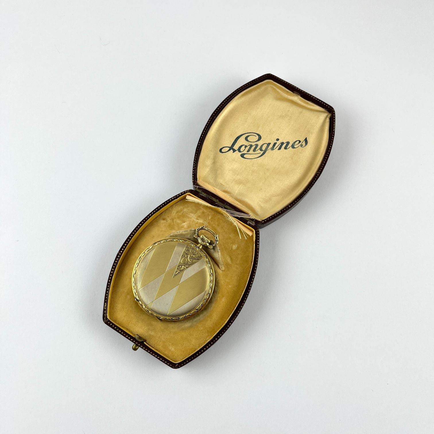 Reloj de bolsillo art decó Longines oro 18 K - Imagen 2