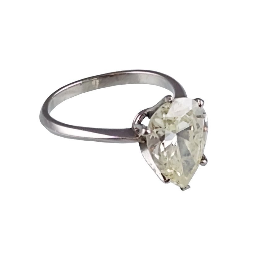 Anillo oro 18 K y diamante