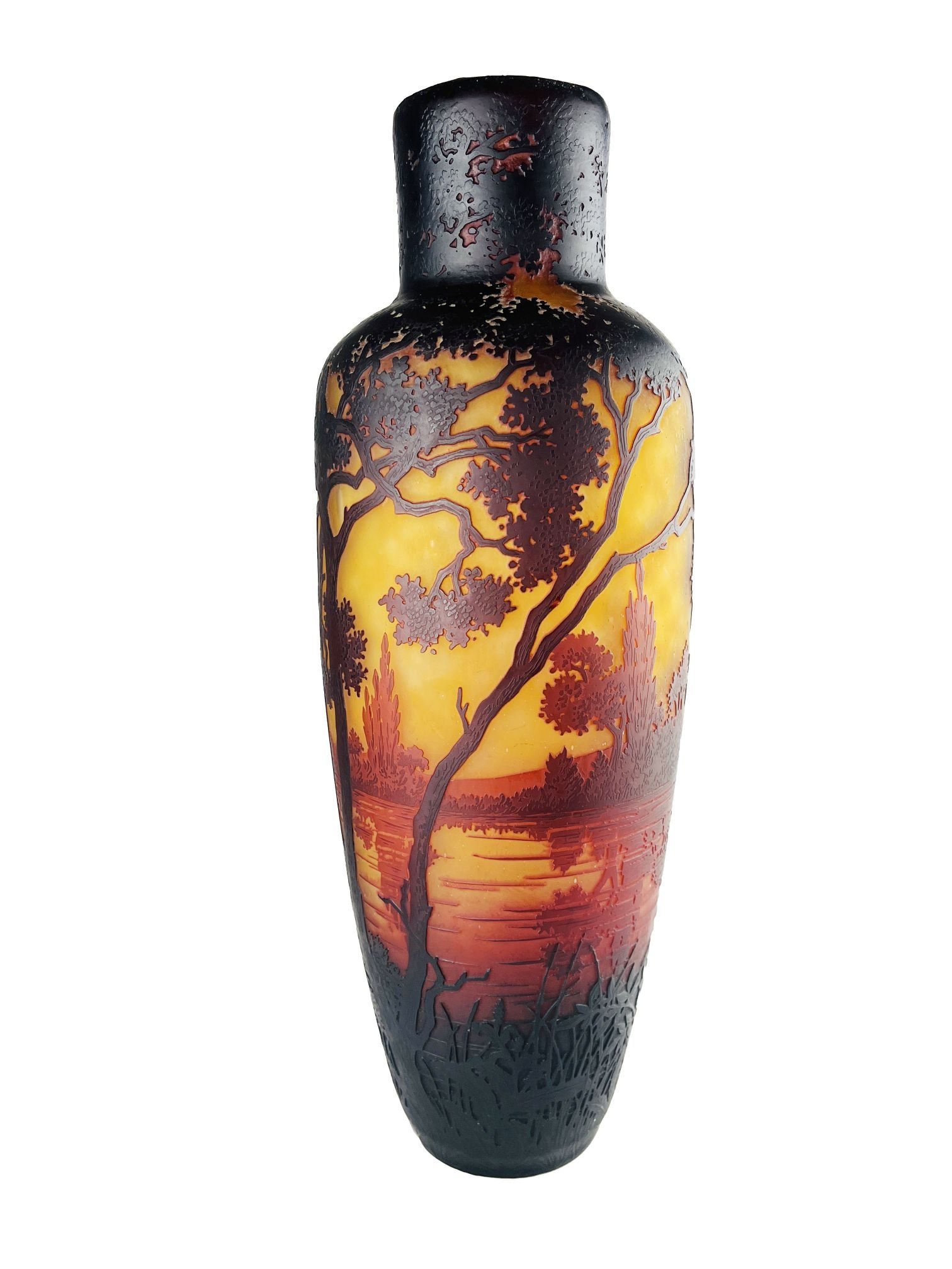 Florero en cristal Daum Nancy