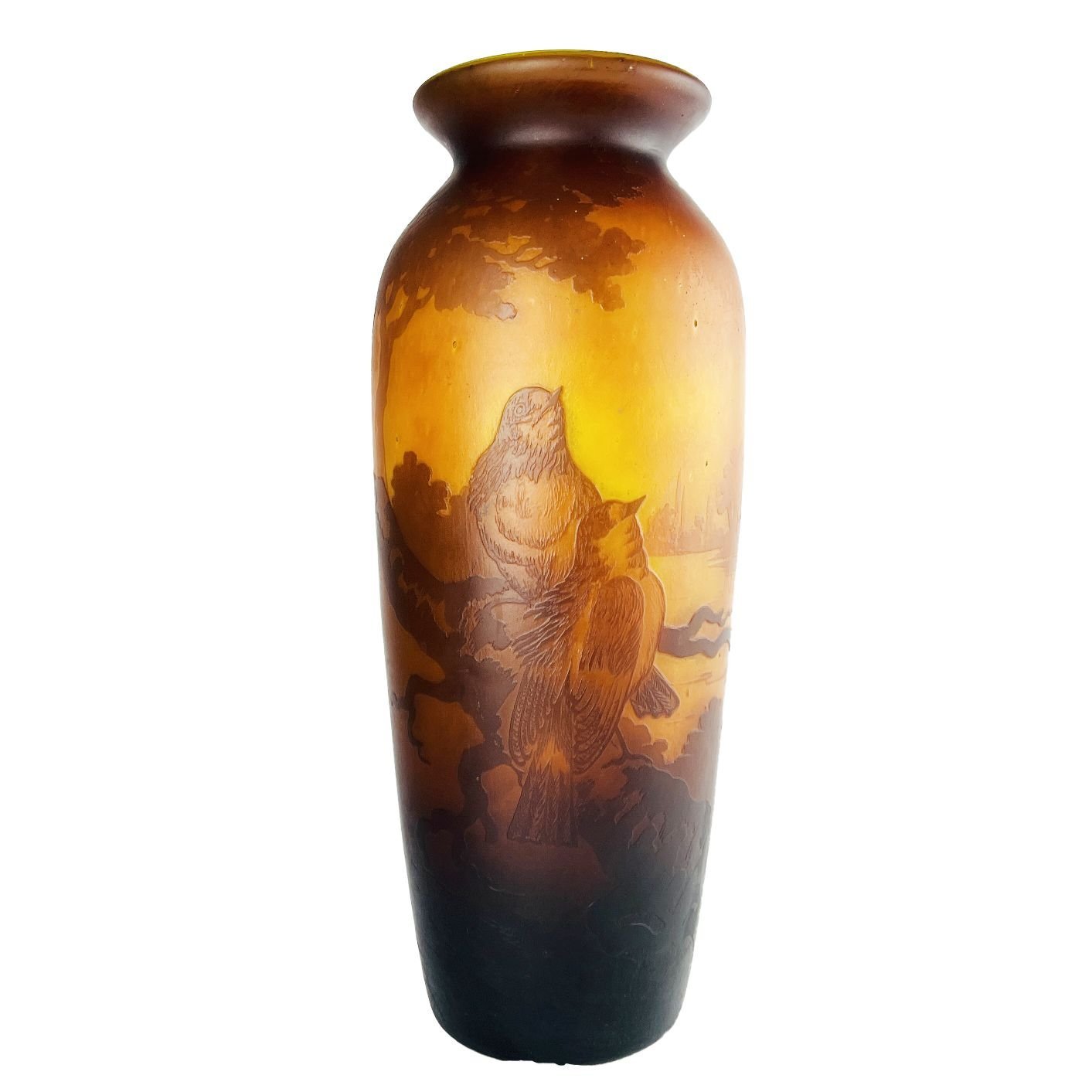 Florero en cristal Muller Frères