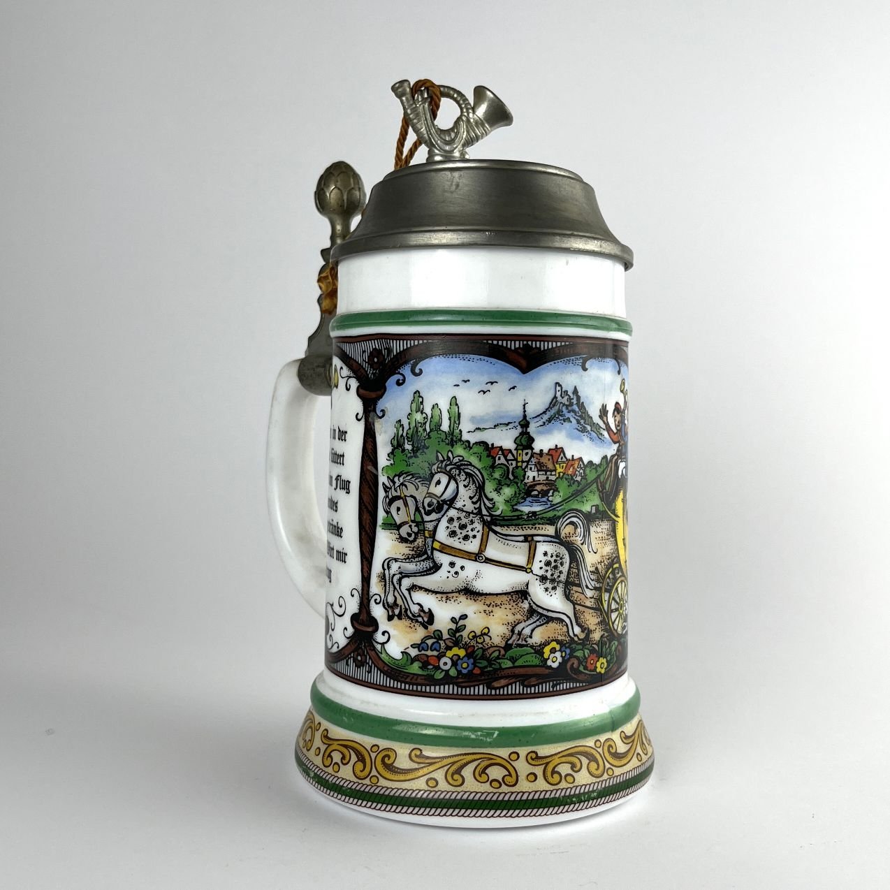 Tankard alemán en opalina