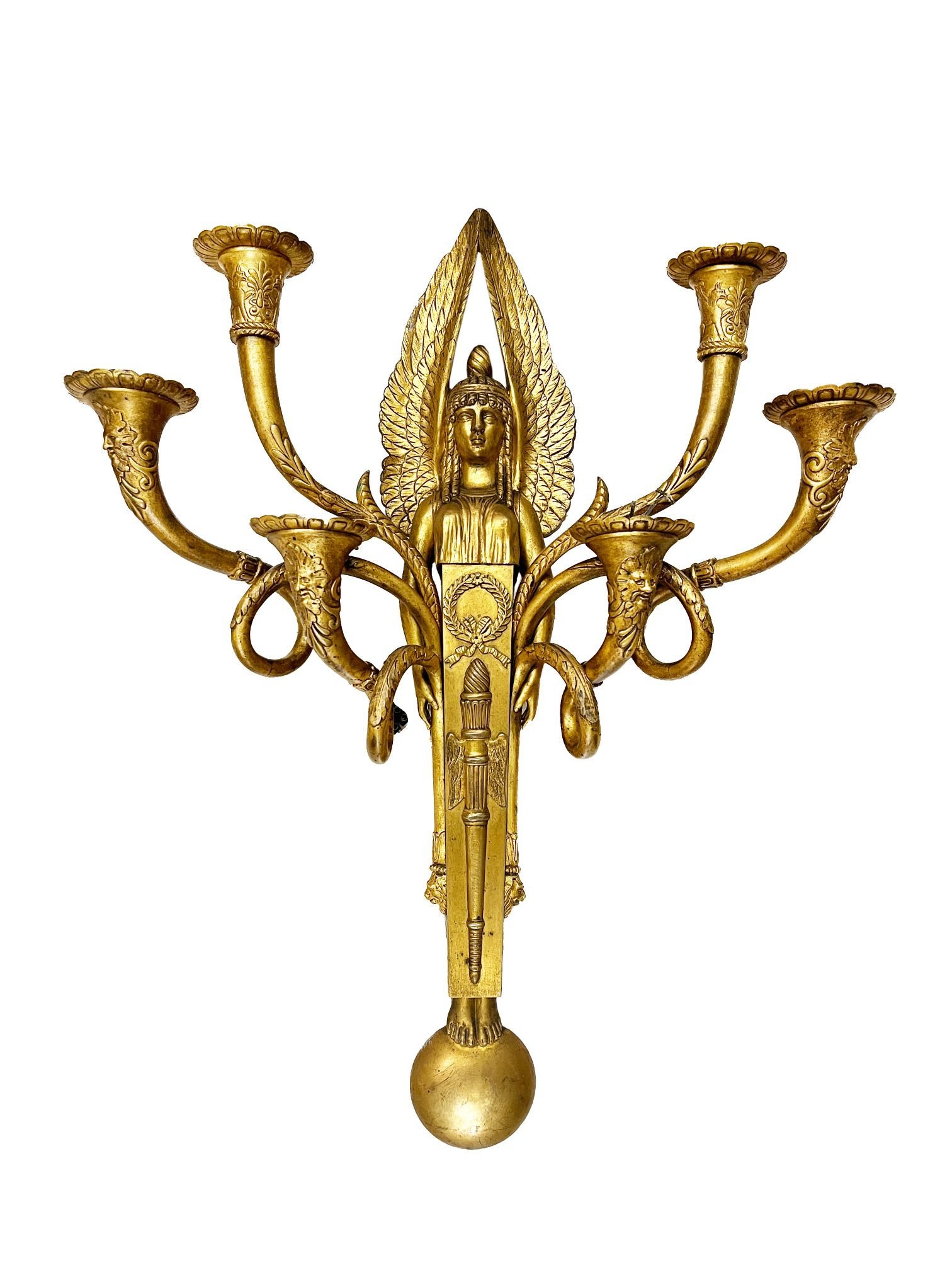 Par de apliques estilo Imperio