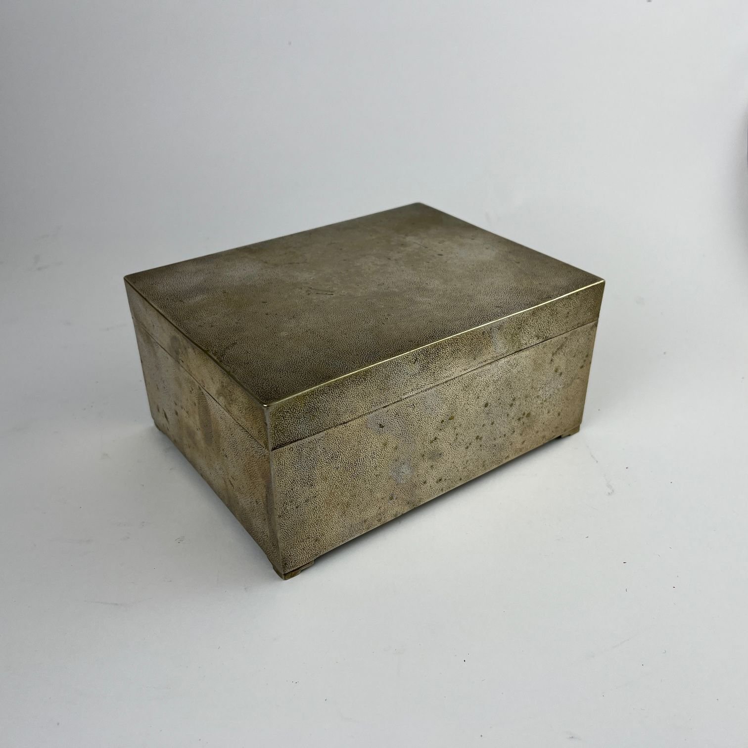 Cigarrera alemana en plata