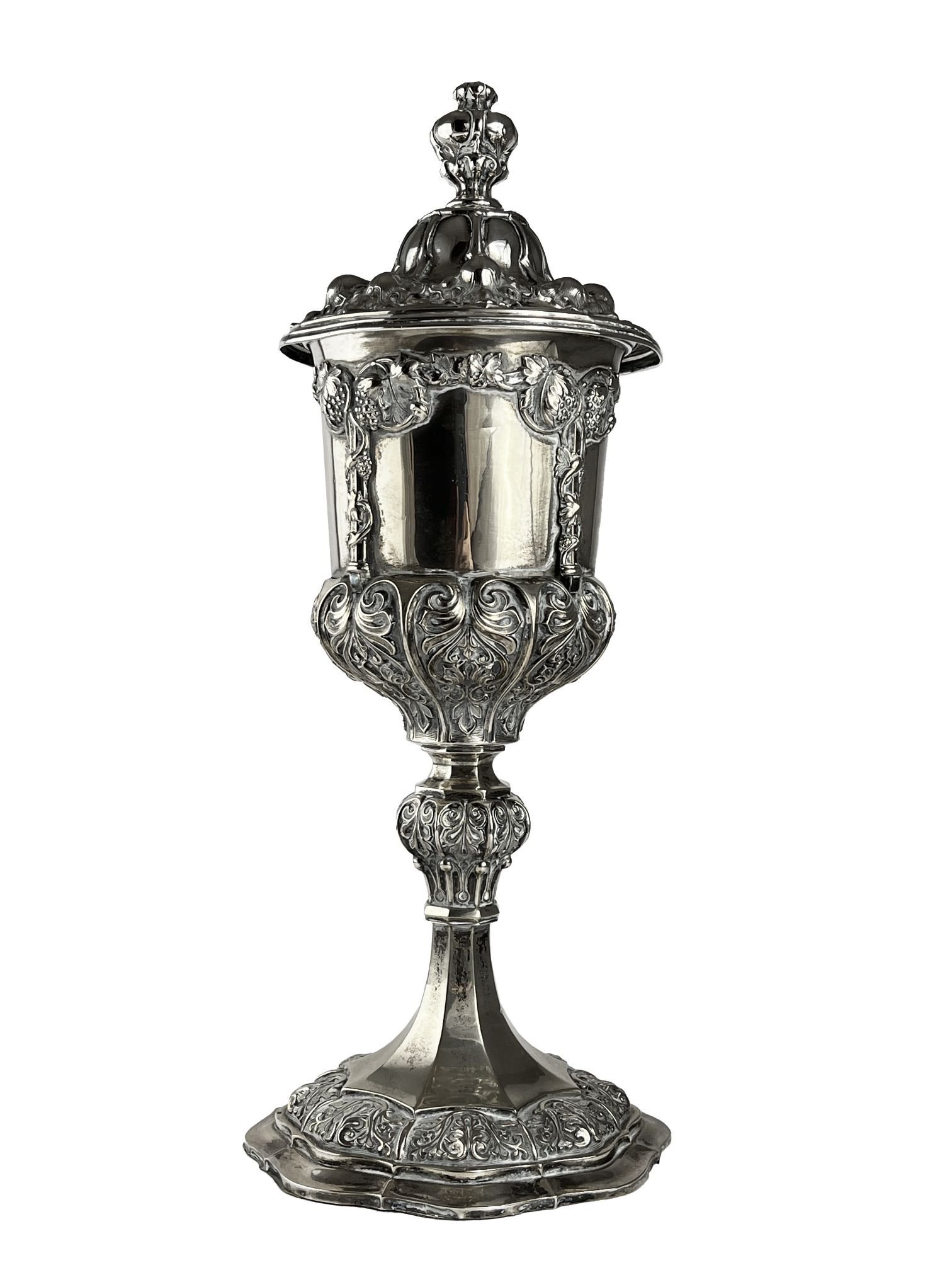 Copón alemán en plata