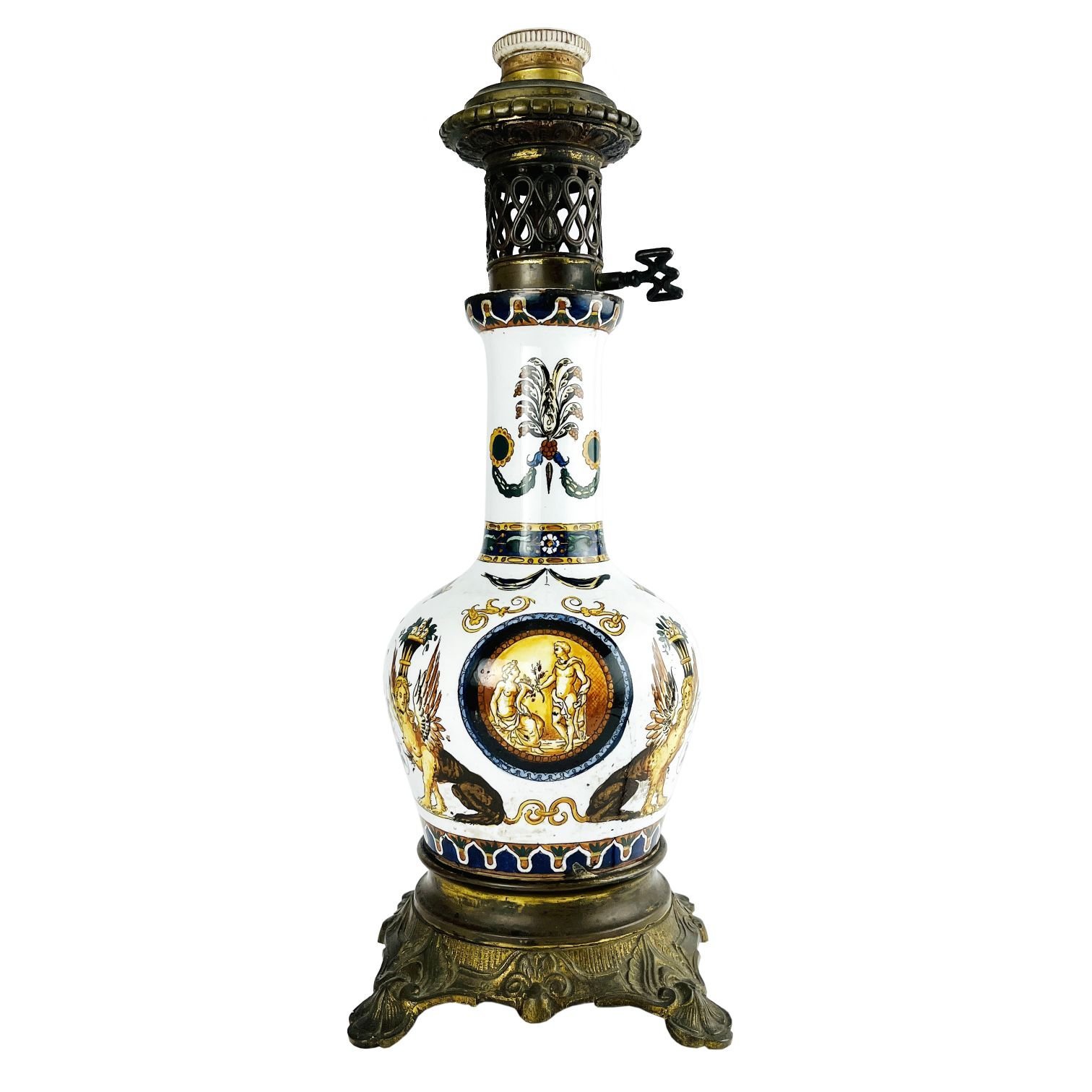 Par de lámparas en cerámica