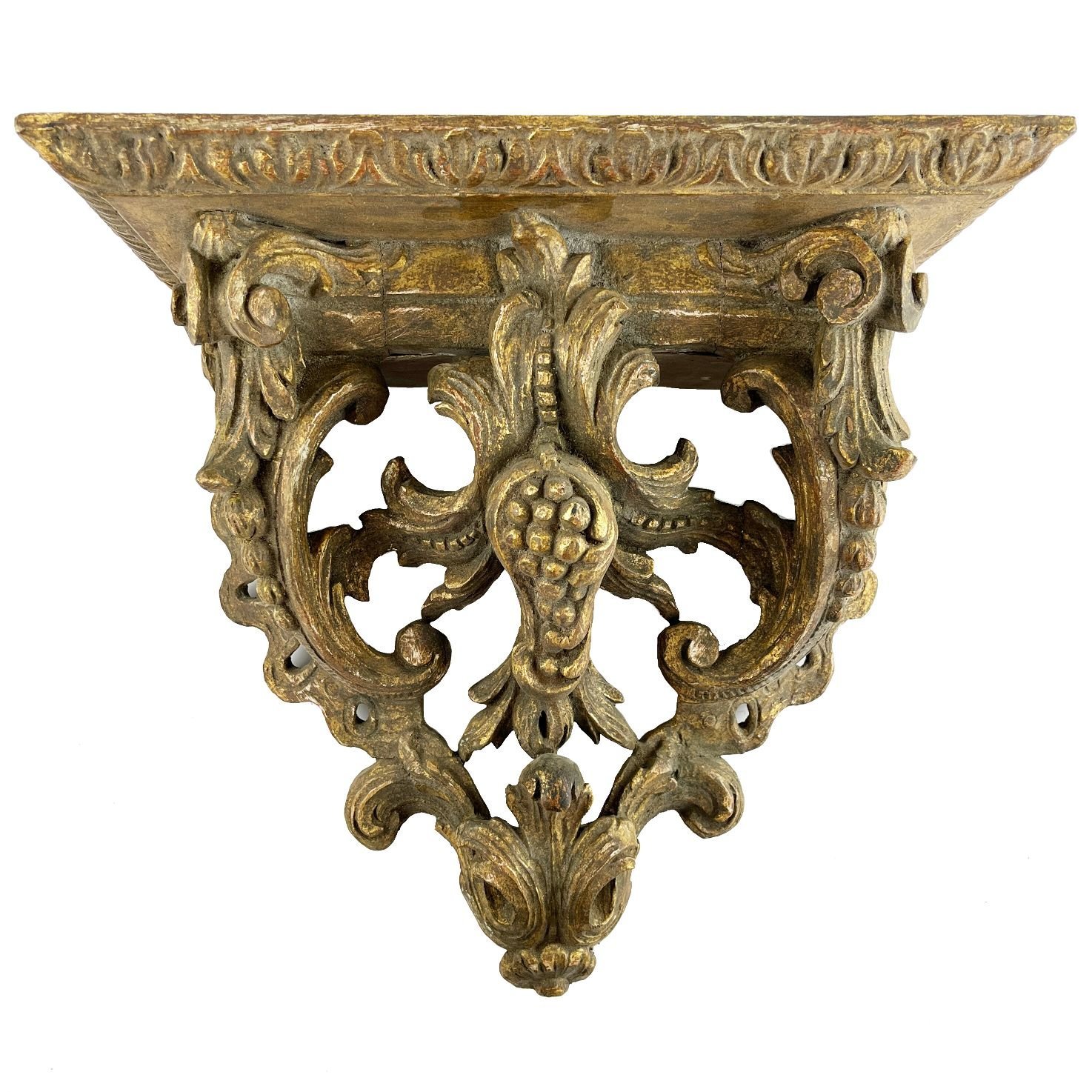 Par de ménsulas italianas en madera