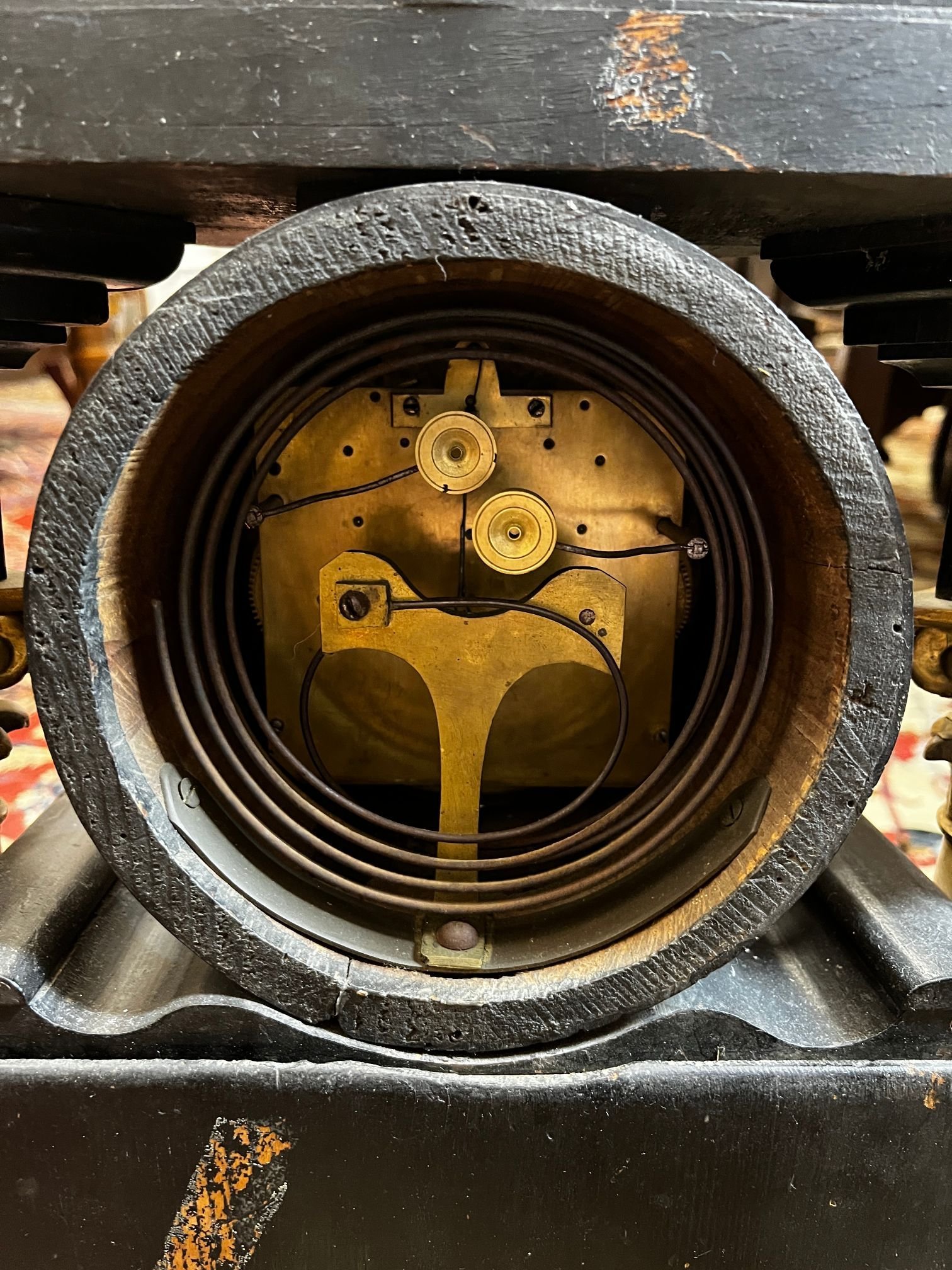 Reloj autómata con caja musical - Imagen 3