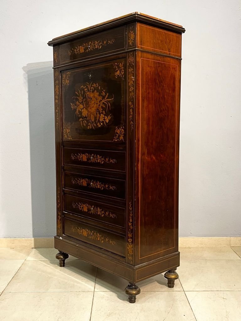 Secretaire inglés estilo Luis Felipe - Imagen 2