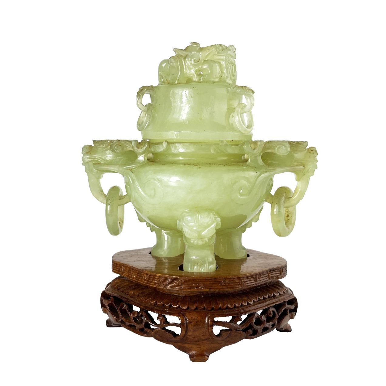 Potiche chino en jade