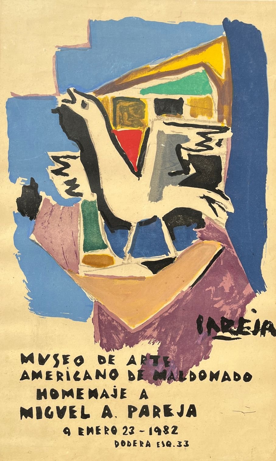 Afiche Miguel Ángel Pareja