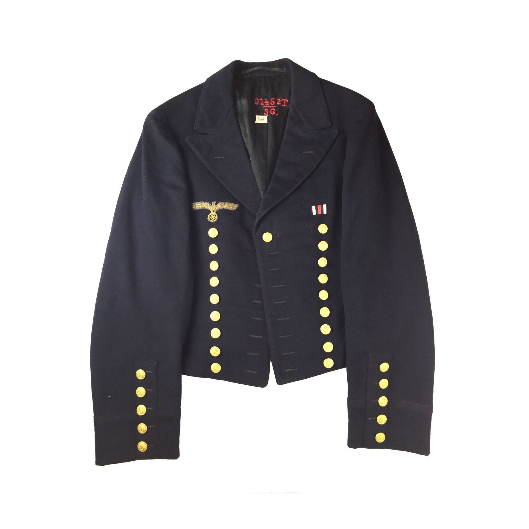 Chaqueta de gala perteneciente a la tripulación del Graf Spee