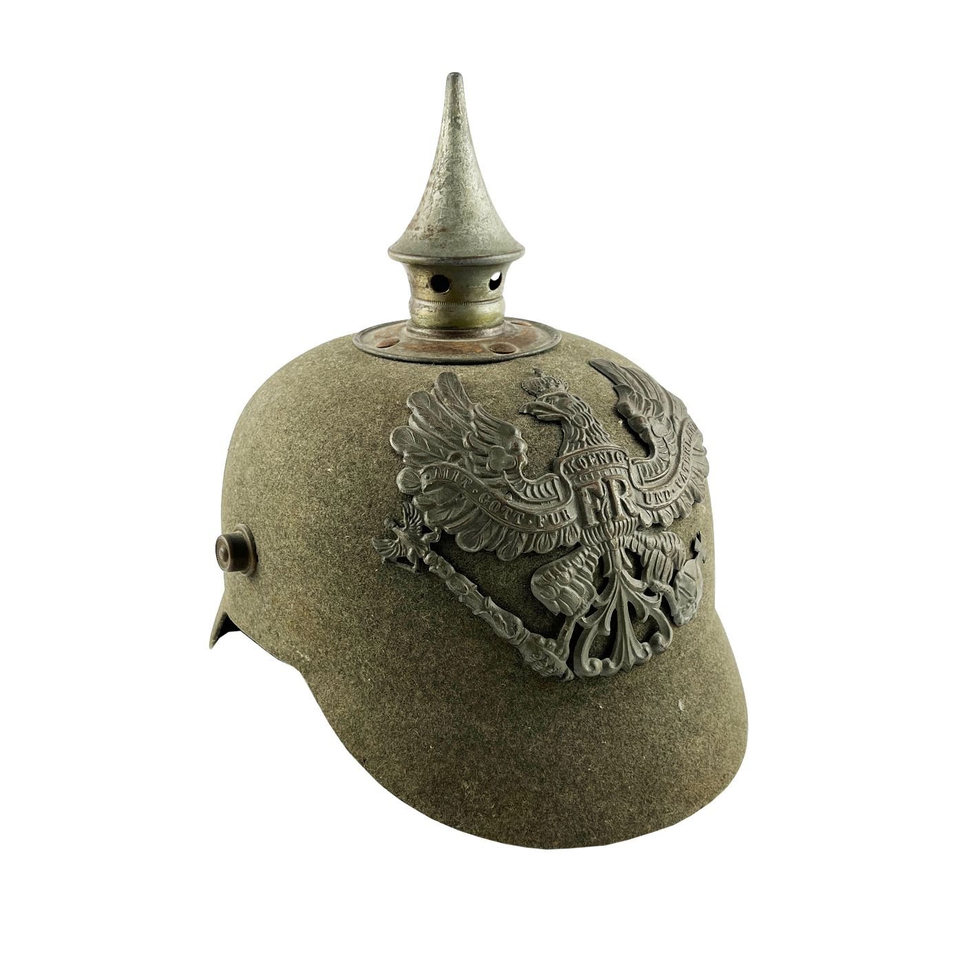 Casco pickelhaube prusiano "ersatz"