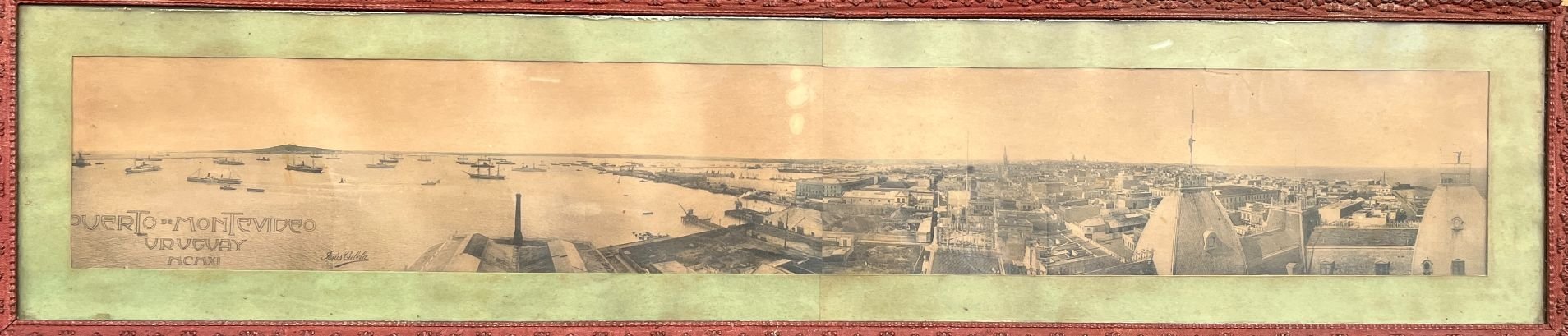Fotografía panorámica "Montevideo" Jesús Cubela