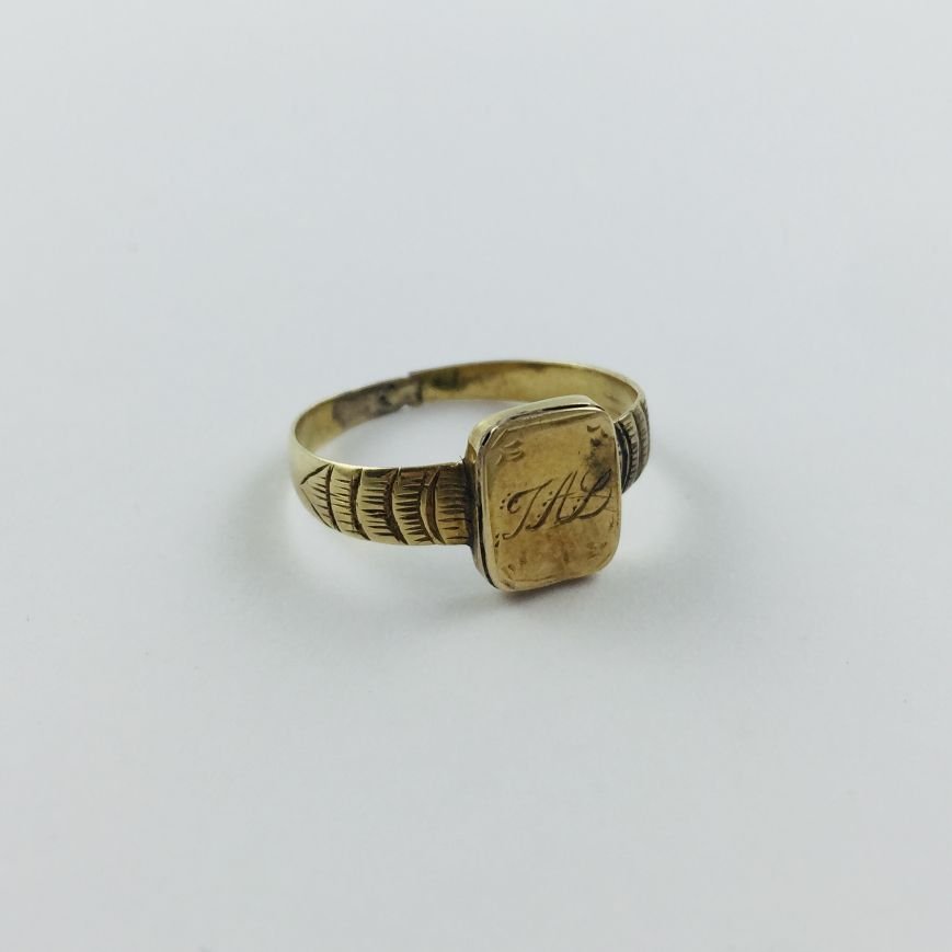 Anillo en oro perteneciente a Juan Antonio Lavalleja