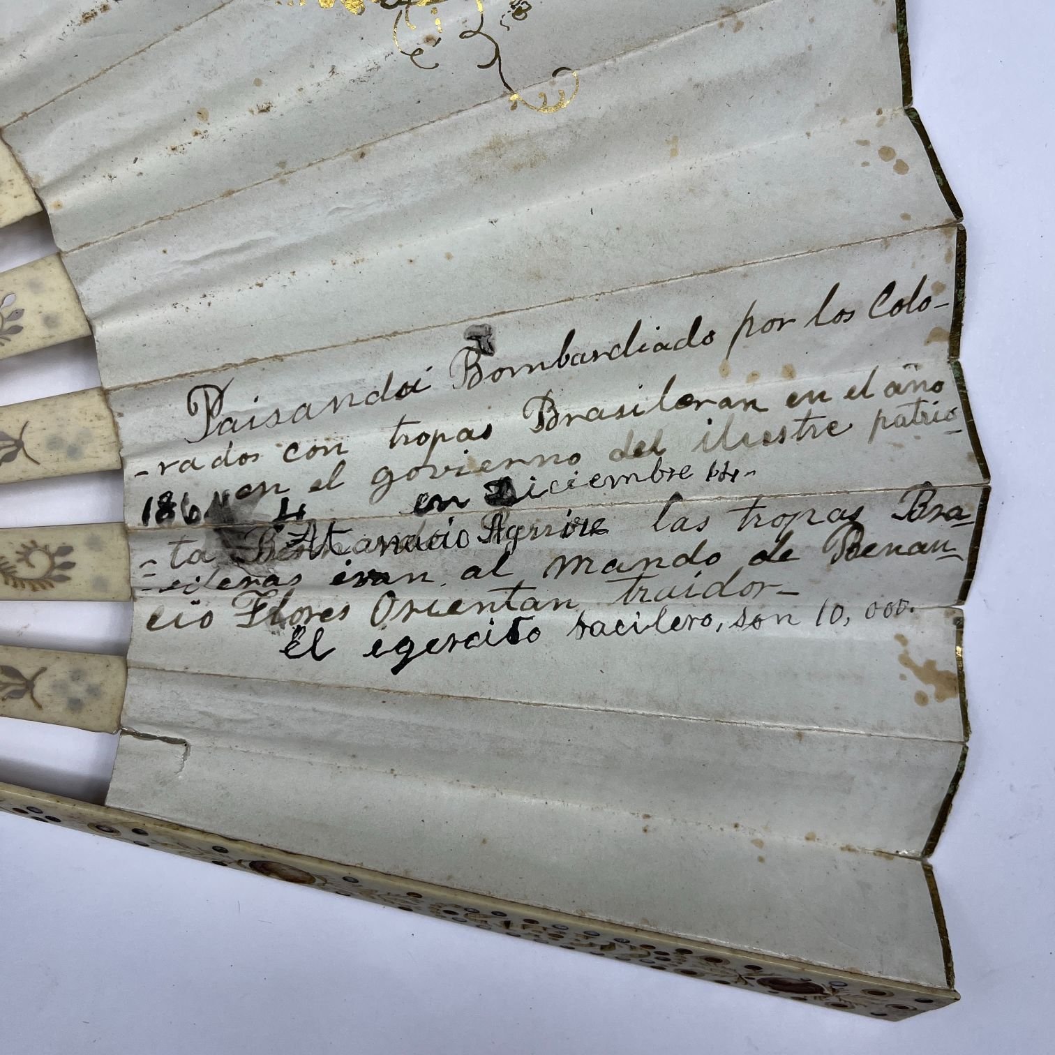 Abanico "Defensa de Paysandú" - Imagen 3