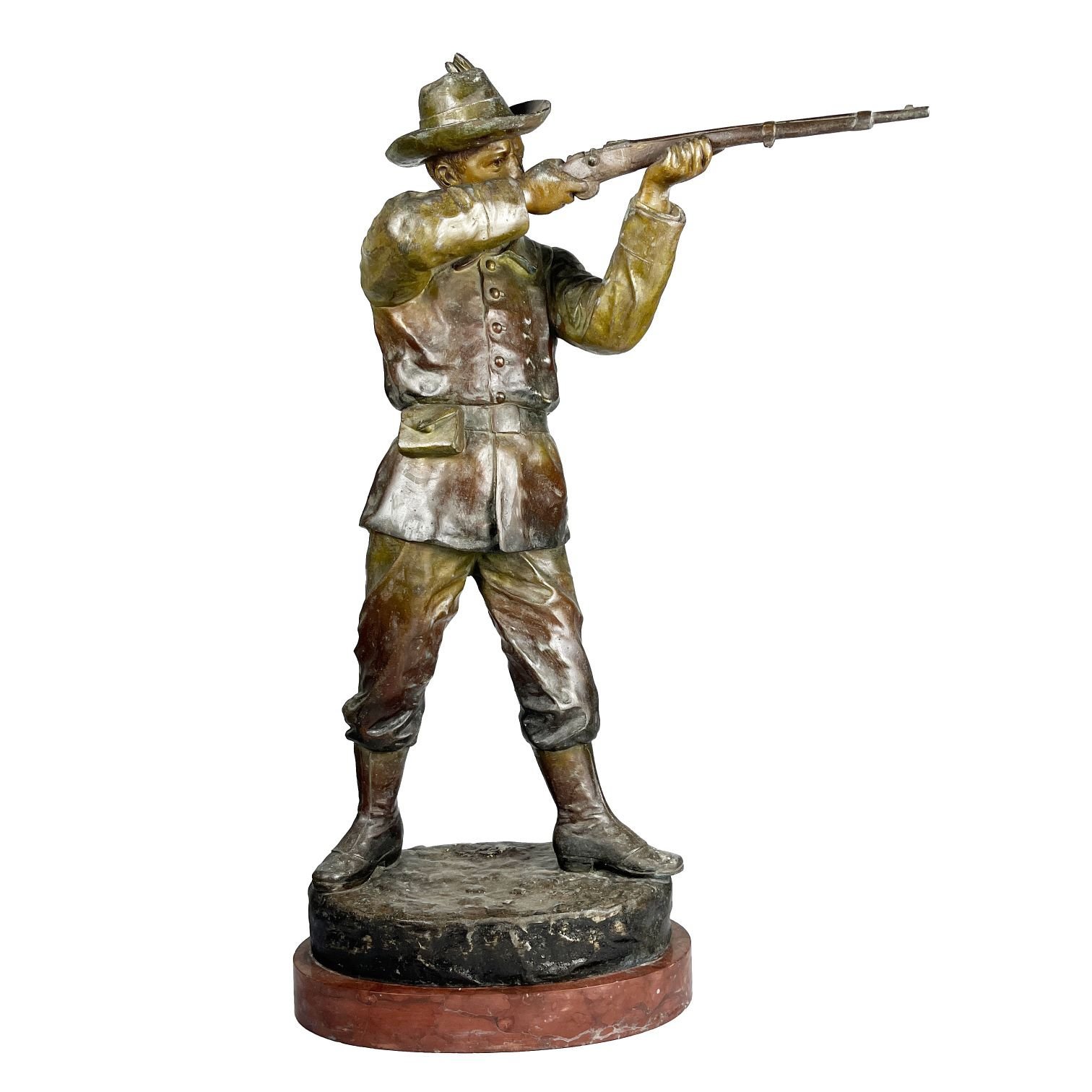 "Cazador con fusil Chassepot"