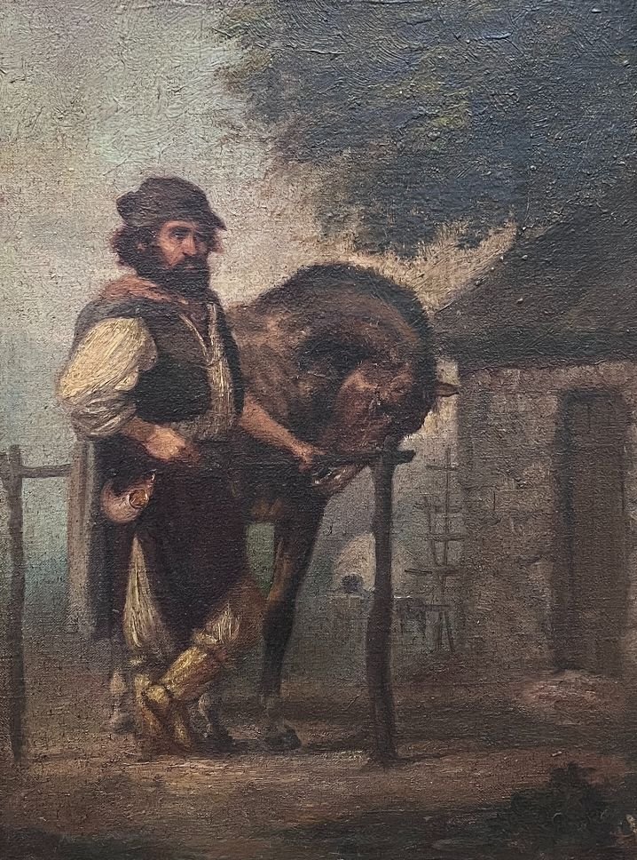 "Gaucho en el palenque"