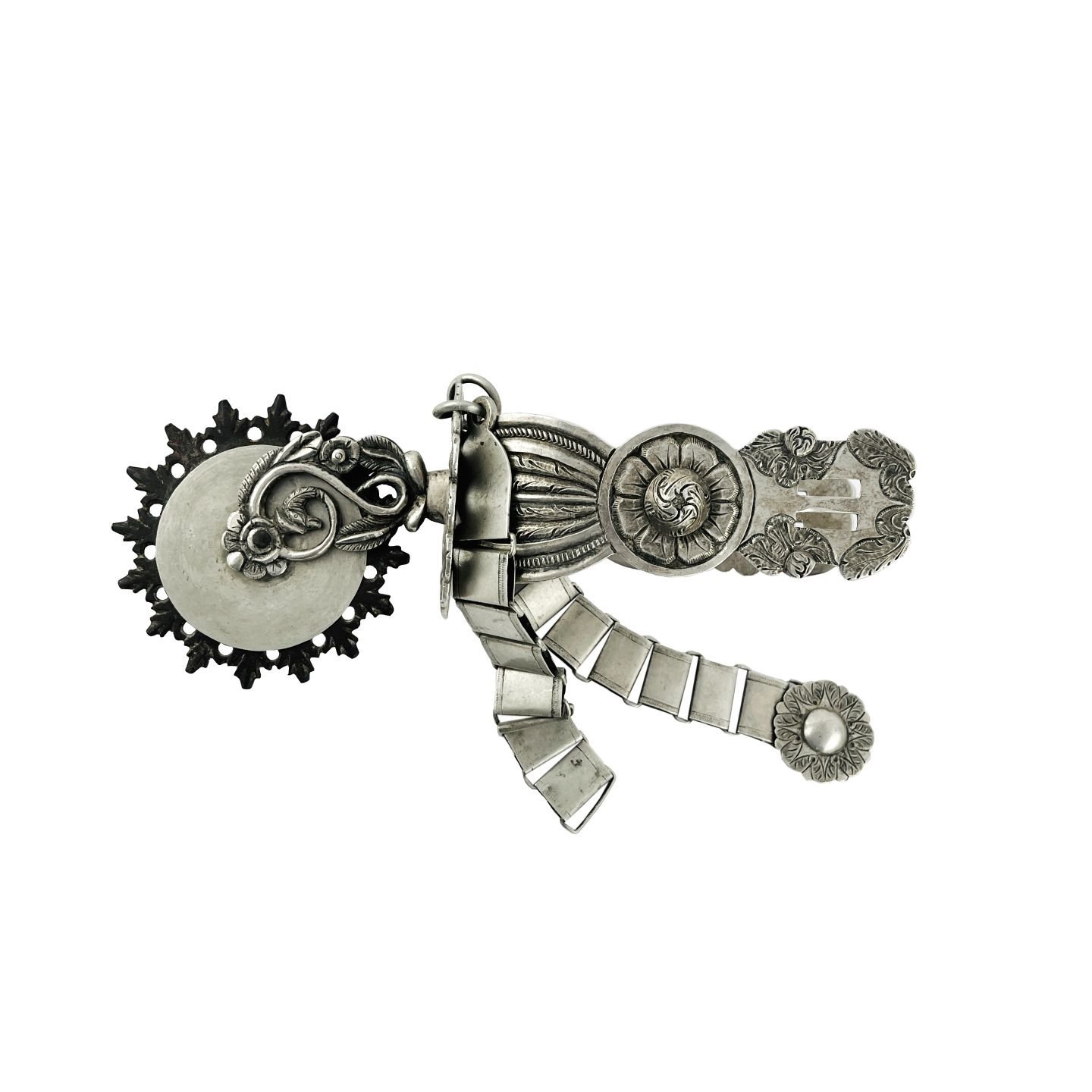 Espuela nazarena en plata