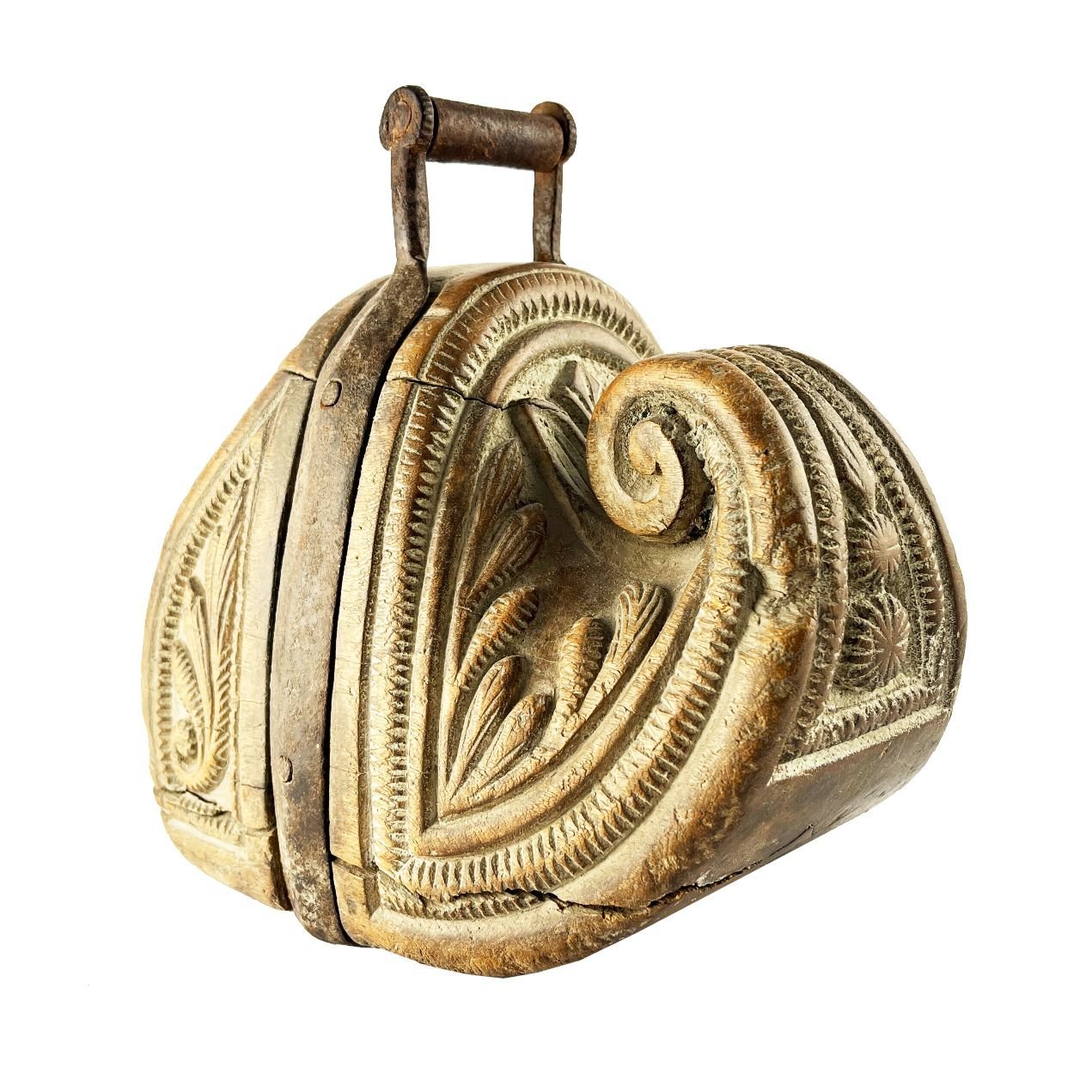 Estribo andino en madera y hierro