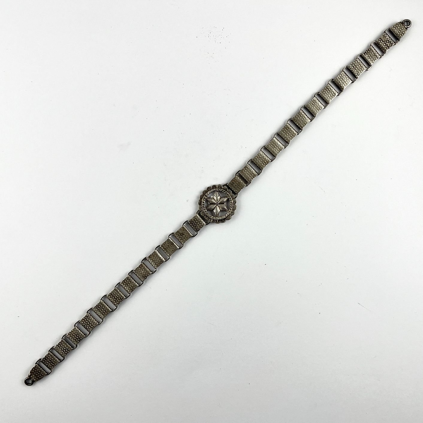 Frente de cabezada en plata