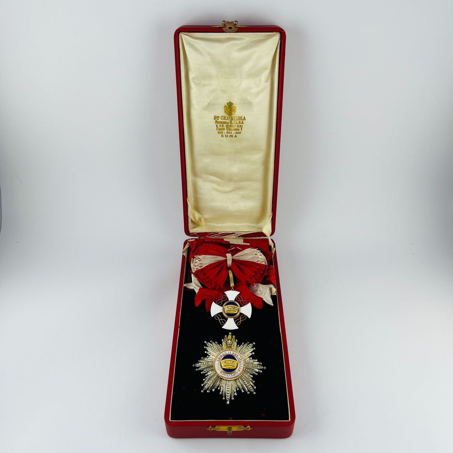 Gran Cruz de la Orden de la Corona Italiana perteneciente a José Batlle y Ordóñez - Imagen 2