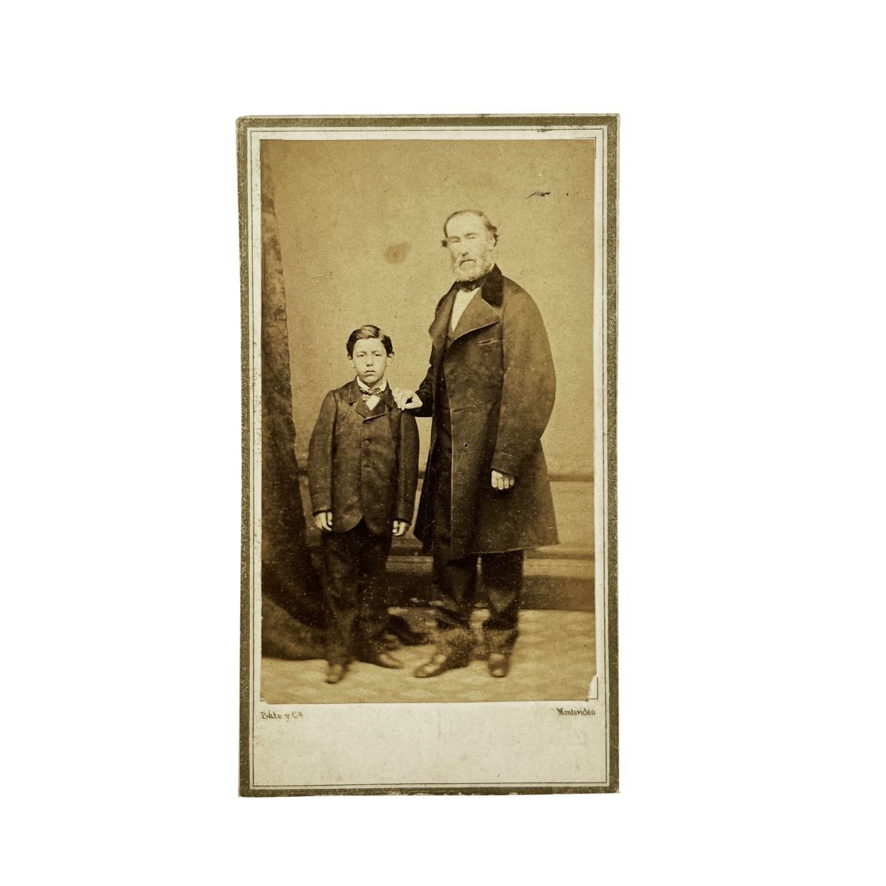 Carte de visite. "José Batllé y Ordóñez y Lorenzo Batlle y Grau"