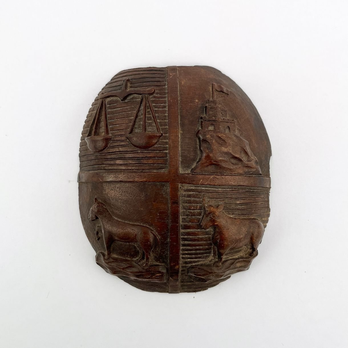 Óvalo de escudo de armas uruguayo