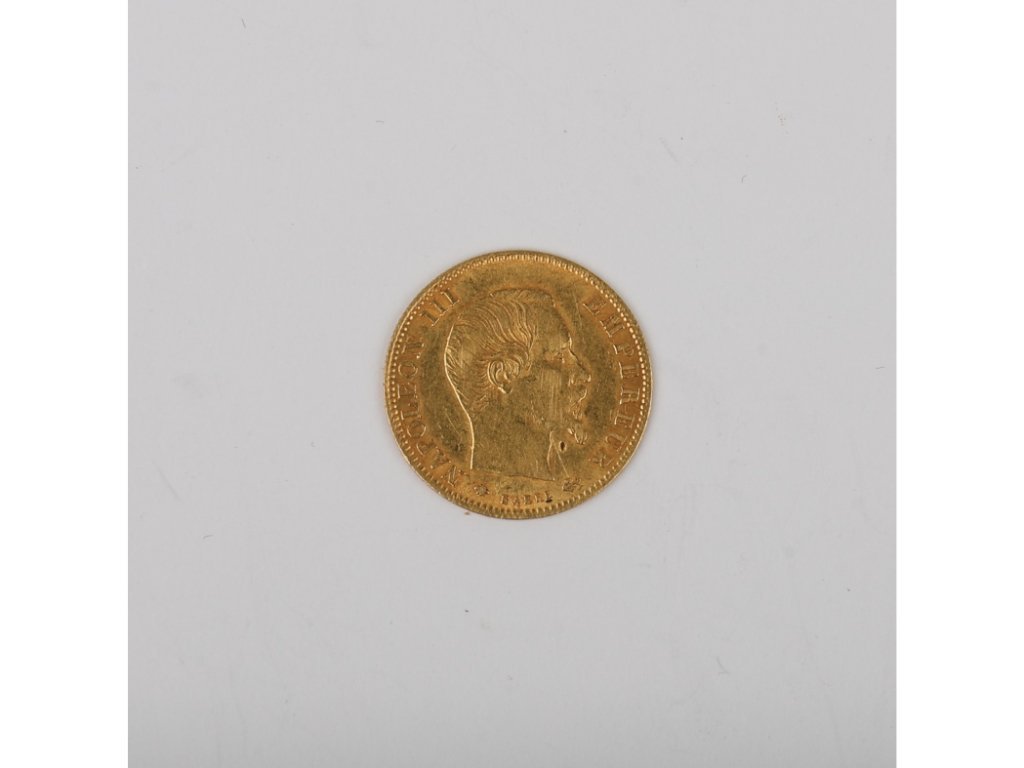 Moneda francesa en oro
