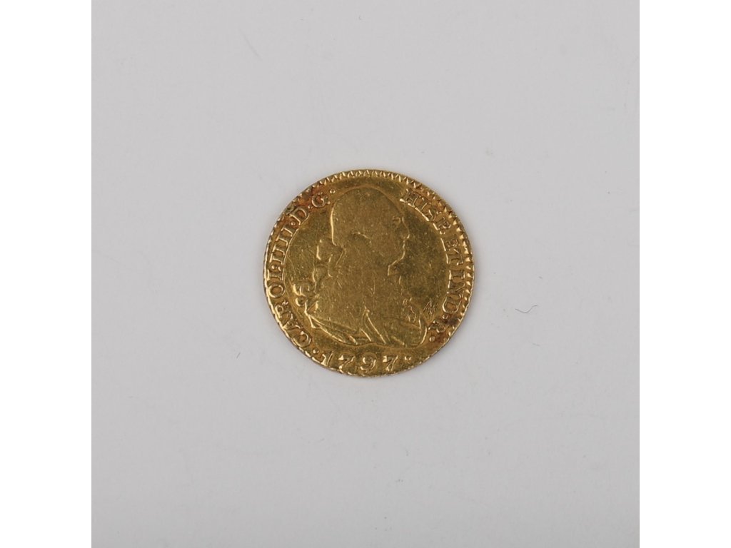 Moneda española en oro