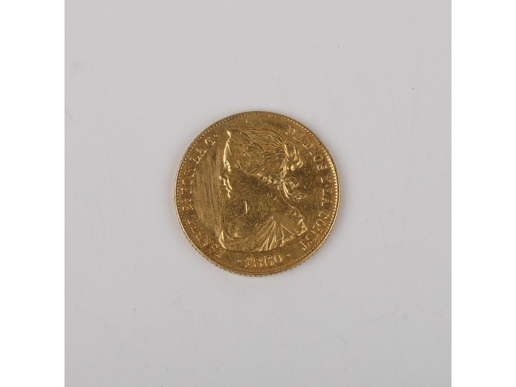 Moneda española en oro