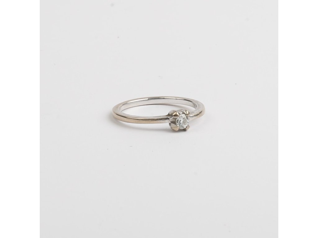 Anillo oro 18 K y brillante