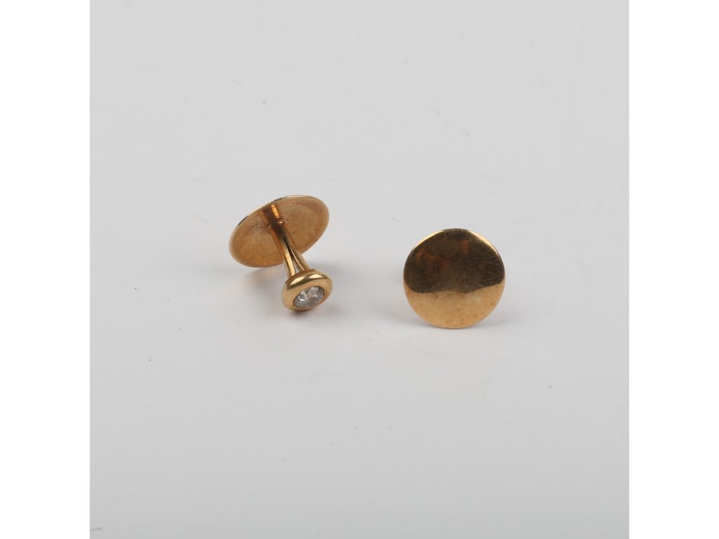 Gemelos oro y brillante