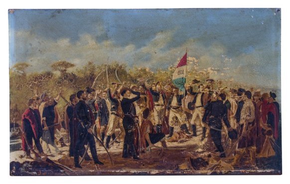 MAILLARD. “Juramento de los Treinta y Tres Orientales”. Último cuarto del siglo XIX.